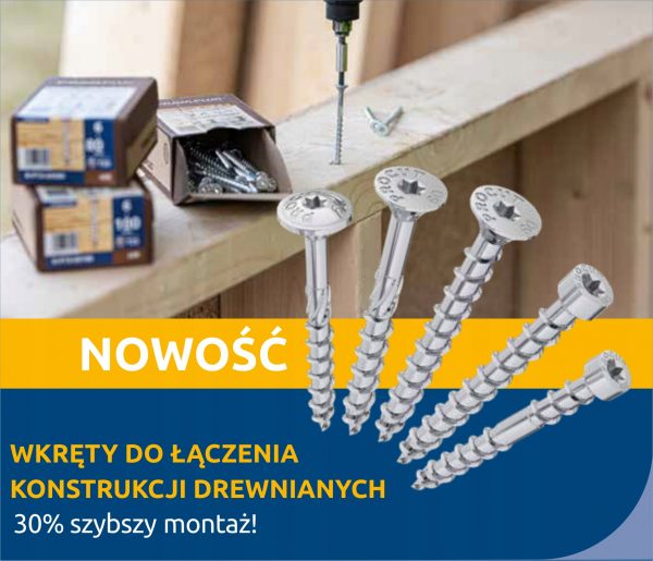 Wkręt niepełny gwint łeb stożkowy 4x70 mm Rawlplug PROCUT R-PTX 200 szt - obrazek 8