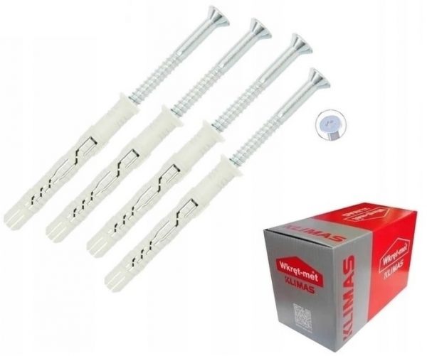 Kołki ramowe rozporowe 8x120 łeb stożek torx 50szt - obrazek 8