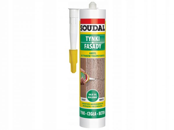 Soudal Akryl do tynków tradycyjnych biały 280ml